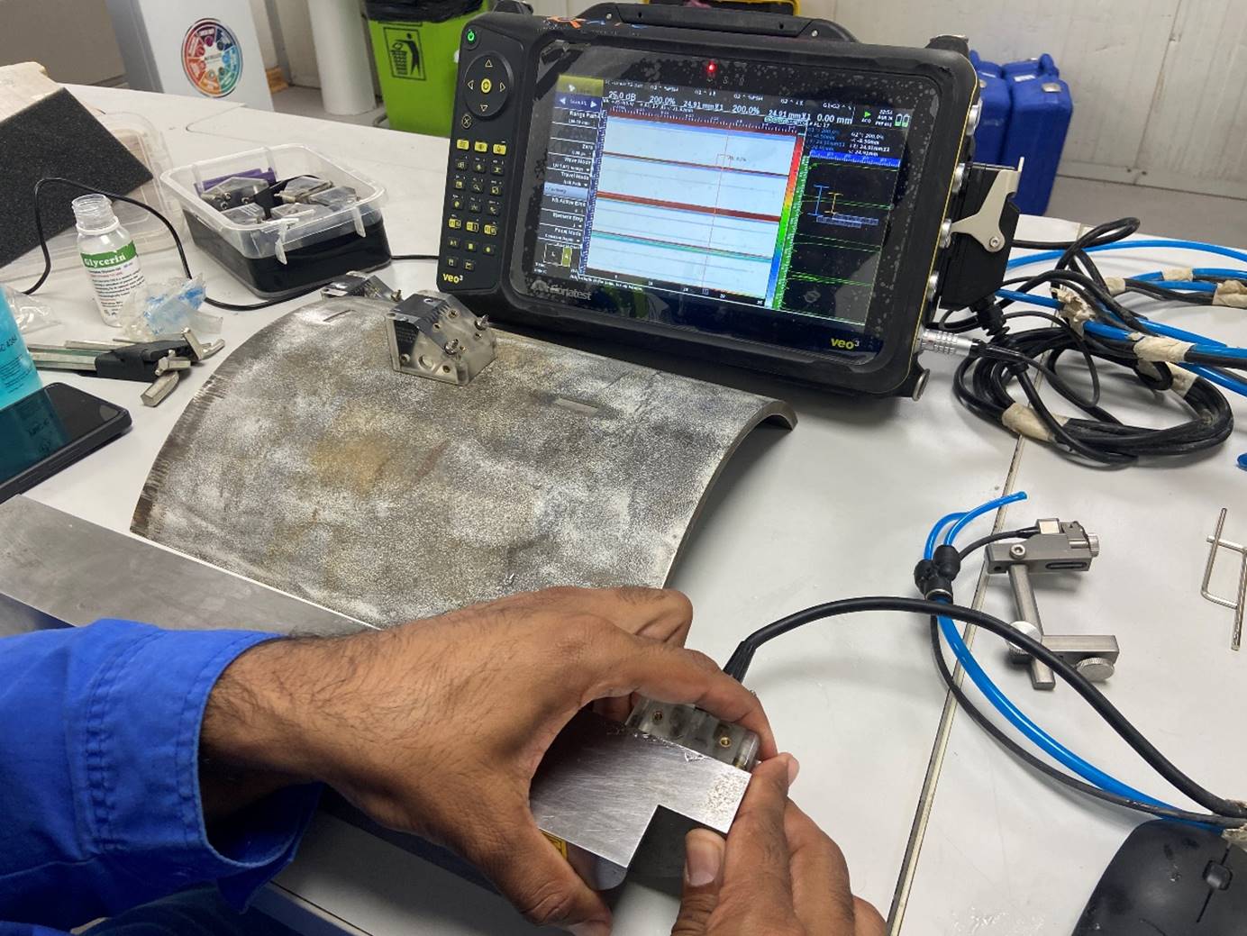 YEZRO Successfully Conducts PAUT Inspection for New Oil & Gas Processing Station